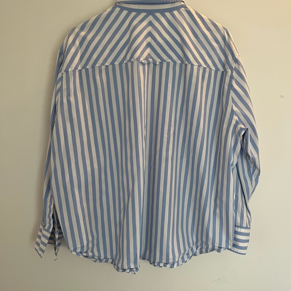 Blue Striped Button Down - image 3